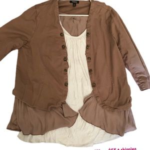 Military jacket. NWOT. Smoke and pet free